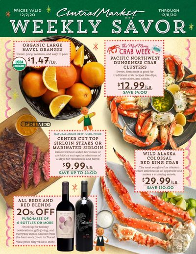 Central Market (TX) Weekly Ad Flyer December 2 to December 8