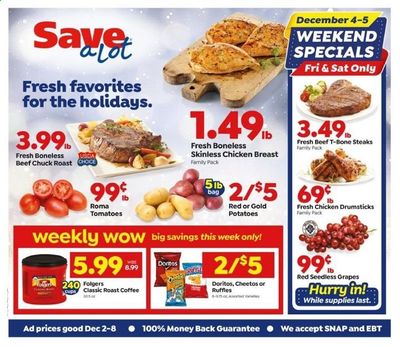 Save a Lot Weekly Ad Flyer December 2 to December 8 Save a Lot Weekly Ad Flyer December 2 to December 8
