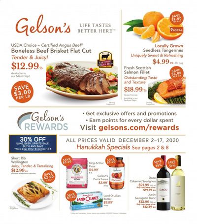 Gelson's Weekly Ad Flyer December 2 to December 17