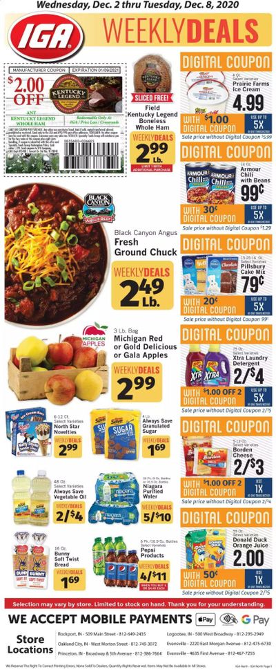 IGA Weekly Ad Flyer December 2 to December 8