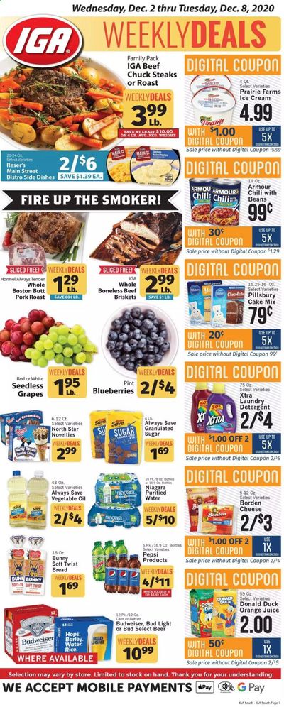 IGA Weekly Ad Flyer December 2 to December 8