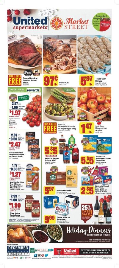 United Supermarkets Weekly Ad Flyer December 2 to December 8