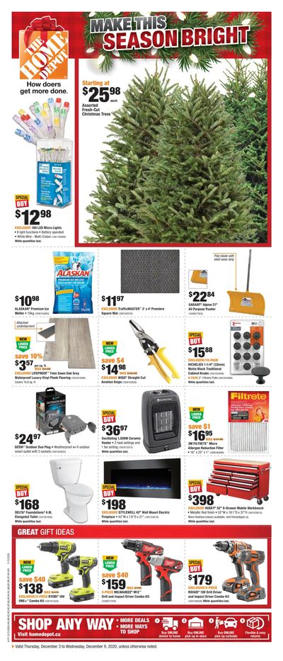 Home Depot (BC) Flyer December 3 to 9