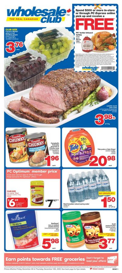 Real Canadian Wholesale Club Flyer December 4 to 10