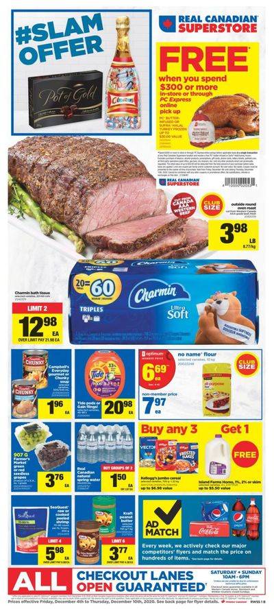 Real Canadian Superstore (West) Flyer December 4 to 10