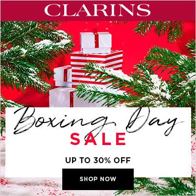 Clarins Canada Boxing Day Sale: Save Up to 30% Off + FREE Gift With Purchase