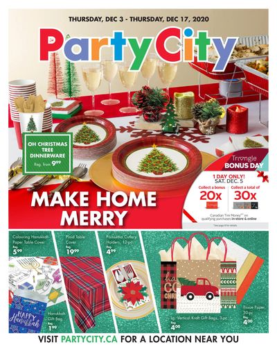 Party City Flyer December 3 to 17