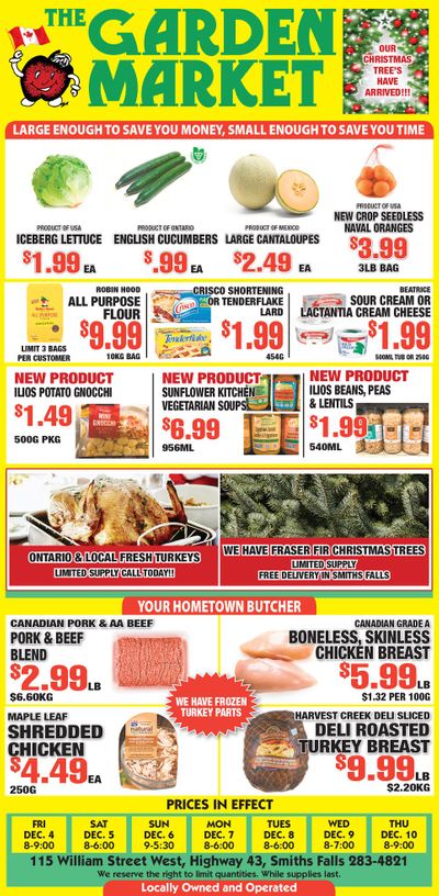 The Garden Market Flyer December 4 to 10