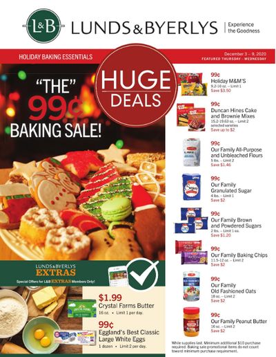 Lunds & Byerlys Holiday Weekly Ad Flyer December 3 to December 9, 2020