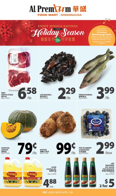 Al Premium Food Mart (Mississauga) Flyer December 3 to 9