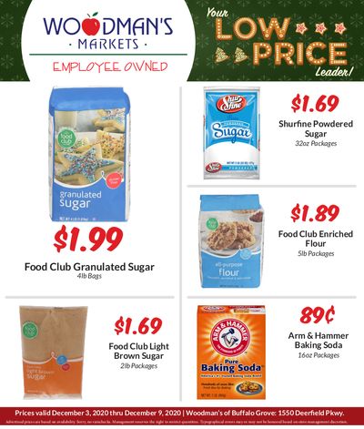 Woodman's Market (IL) Weekly Ad Flyer December 3 to December 9, 2020