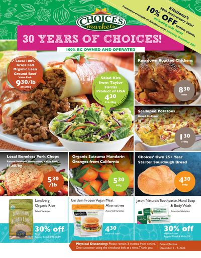 Choices Market Flyer December 3 to 9