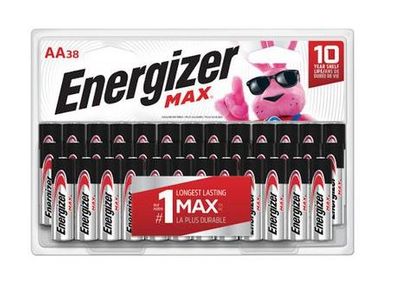 Energizer Max AA Batteries, 38 Pack For $12.97 At Walmart Canada