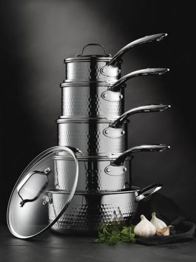 Starfrit 10pc Tri Ply Stainless Steel Exterior with Bonus 28cm Rock Frypan For $99.00 At Walmart Canada