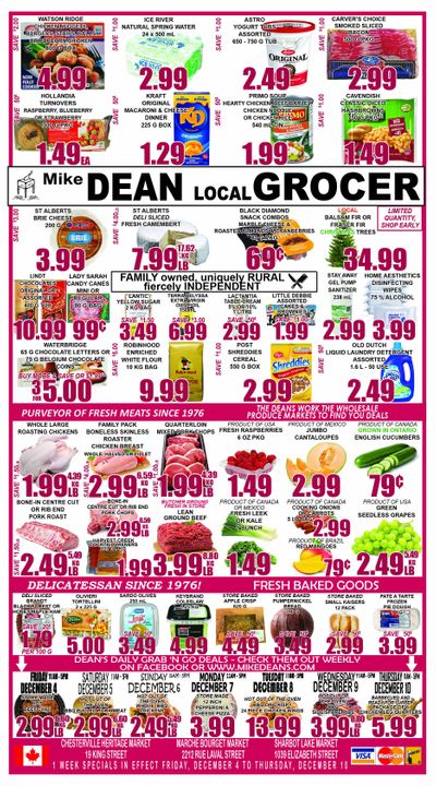 Mike Dean's Super Food Stores Flyer December 4 to 10