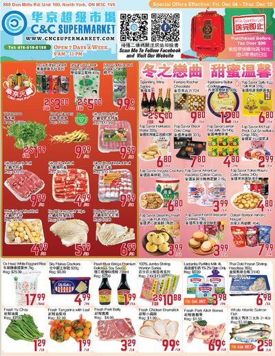 C&C Supermarket Flyer December 4 to 10