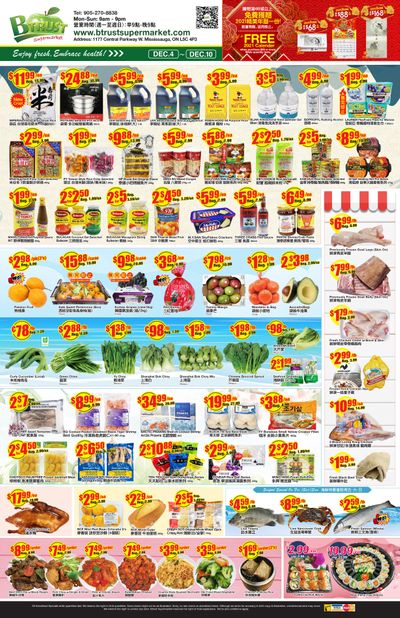 Btrust Supermarket (Mississauga) Flyer December 4 to 10