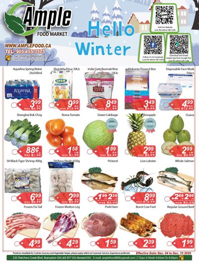 Ample Food Market Flyer December 4 to 10