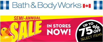 Bath & Body Works Canada Boxing Day & Semi-Annual Sale + Coupon!