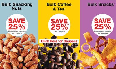 Bulk Barn Canada Boxing Day Coupons, Sale & Flyers: Save 25% off Select Items