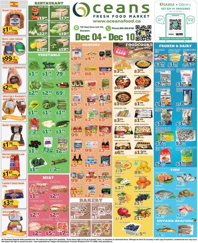 Oceans Fresh Food Market (Brampton) Flyer December 4 to 10