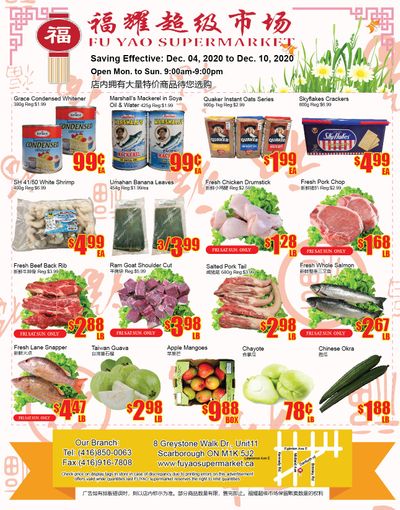 Fu Yao Supermarket Flyer December 4 to 10