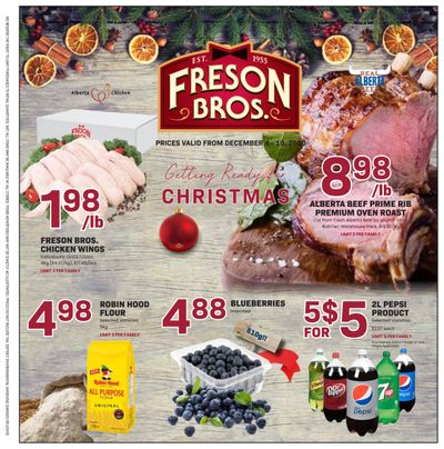 Freson Bros. Flyer December 4 to 10