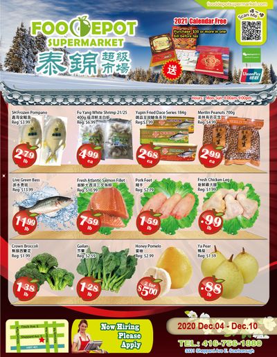 Food Depot Supermarket Flyer December 4 to 10