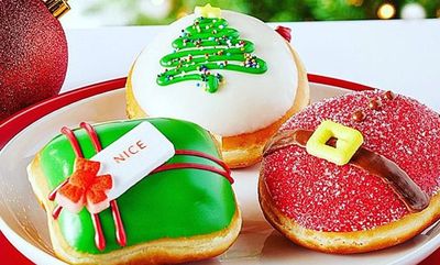 Holiday Doughnuts at Krispy Kreme