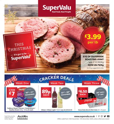 SuperValu Leaflet Deals & Special Offers December 3 to December 10
