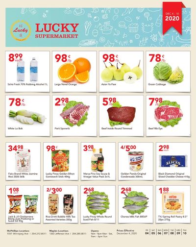 Lucky Supermarket (Winnipeg) Flyer December 4 to 10