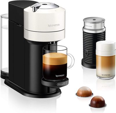 Nespresso Vertuo Next Coffee and Espresso Machine with Aeroccino by De'Longhi, White On Sale for $ 169.00 at Amazon Canada