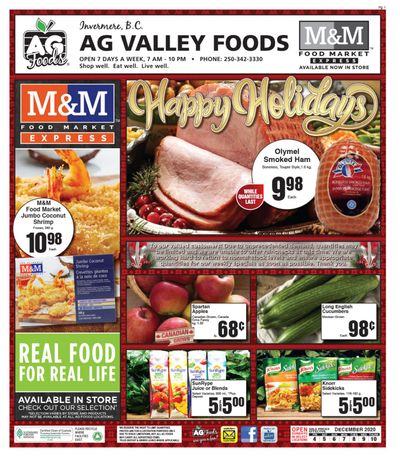 AG Foods Flyer December 4 to 10