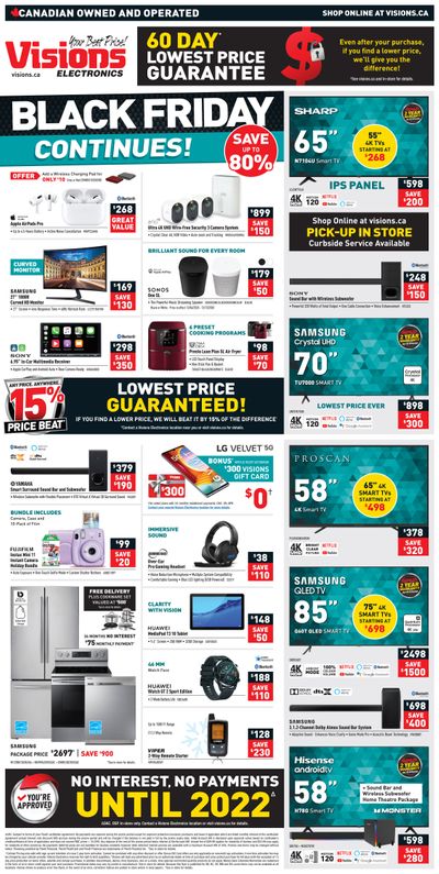 Visions Electronics Flyer December 4 to 10