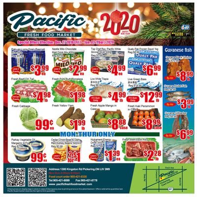 Pacific Fresh Food Market (Pickering) Flyer December 27 to January 2