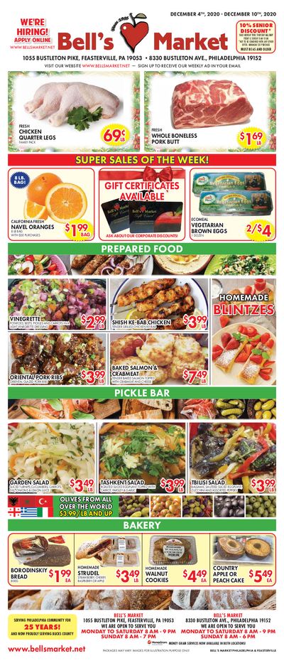 Bell's Market Weekly Ad Flyer December 4 to December 10, 2020