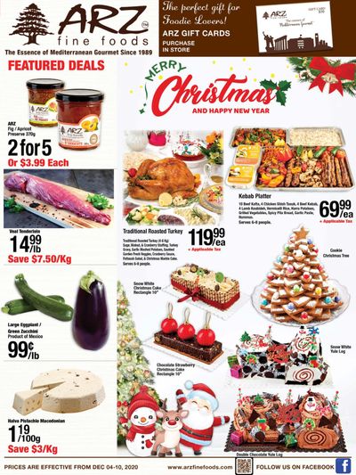 Arz Fine Foods Flyer December 4 to 10