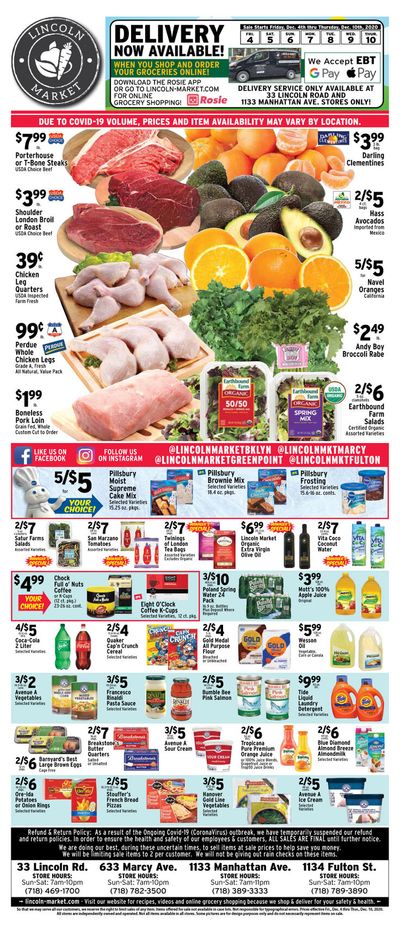 Lincoln Market Weekly Ad Flyer December 4 to December 10, 2020