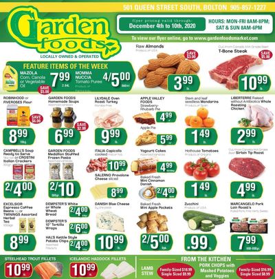 Garden Foods Flyer December 4 to 10