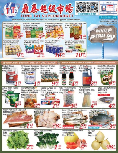 Tone Tai Supermarket Flyer December 4 to 10