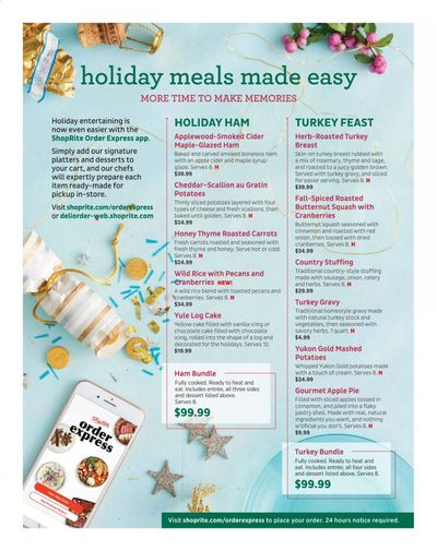 ShopRite (CT, DE, MD, NJ, NY, PA) Weekly Ad Flyer December 6 to January 2