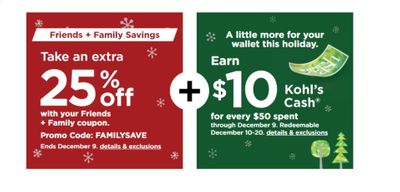 Kohl's Weekly Ad Flyer December 4 to December 9