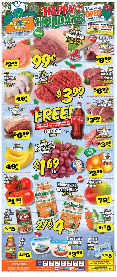 Western Beef Weekly Ad Flyer December 2 to December 8