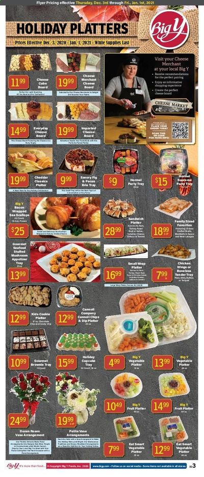Big Y (CT, MA) Weekly Ad Flyer December 3 to January 1