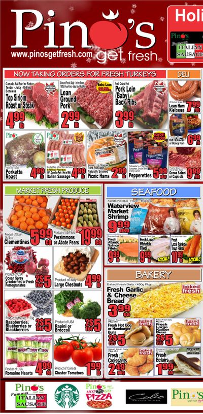 Pino's Flyer December 5 to 11