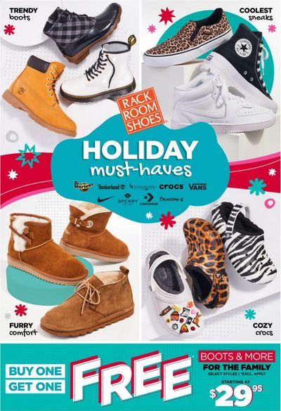 Rack Room Shoes Weekly Ad Flyer December 4 to December 26