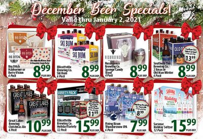 The Market in the Square December Beer Special, December 1, 2020 to January 2, 2021