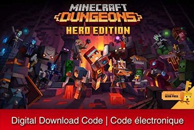Minecraft Dungeons Hero Edition - Switch [Digital Code] On Sale for $25.99 (Save $13.00) at Amazon Canada