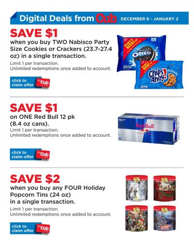 Cub Foods Weekly Ad Flyer December 6 to January 2