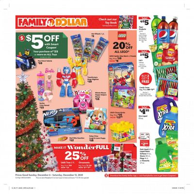 Family Dollar Weekly Ad Flyer December 6 to December 12